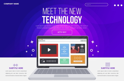meet new technology website interface