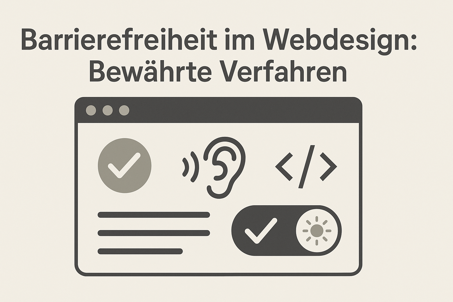 Barrierefreiheit im Webdesign